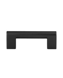 Atlas Homewares A878-BL 3 In. (76mm) Round Rail Collection Pull, Matte Black