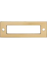 Top Knobs TK923HB Lynwood Collection 3 in. (76mm) Backplate, Honey Bronze